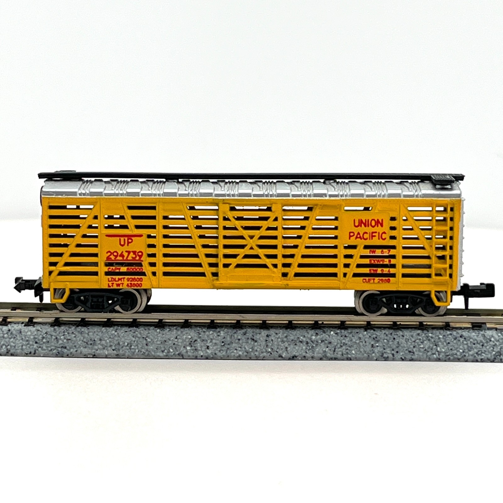 Life-Like N Scale 7790 Union Pacific Despatch Stock Cattle Livestock Car 294739