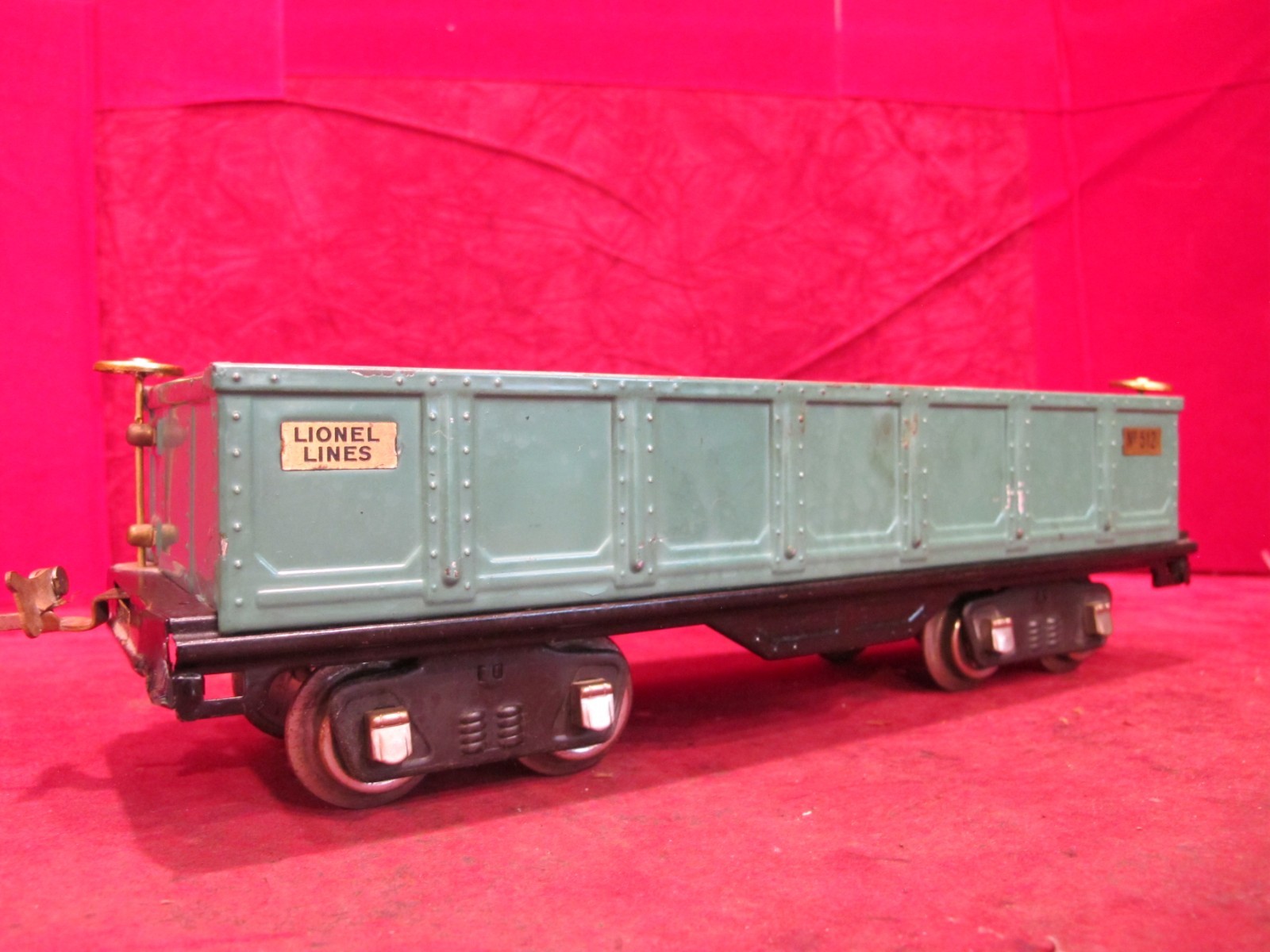 LIONEL PREWAR #512 GONDOLA STANDARD GAUGE lot2