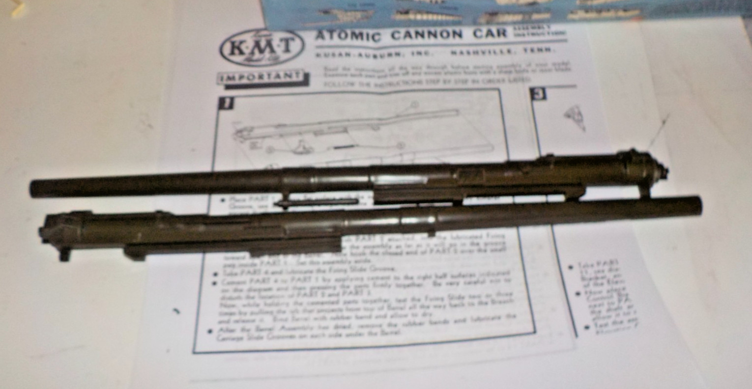 RARE 1959 Kusan/KMT U.S. Army Atomic Cannon KIT! 0/027