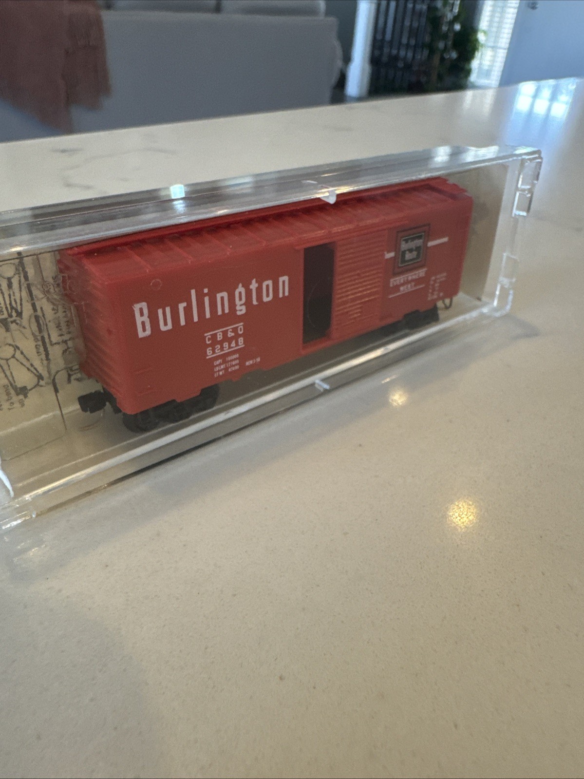 N Scale MTL 40′ Box Car Burlington C.B.& O. 20338