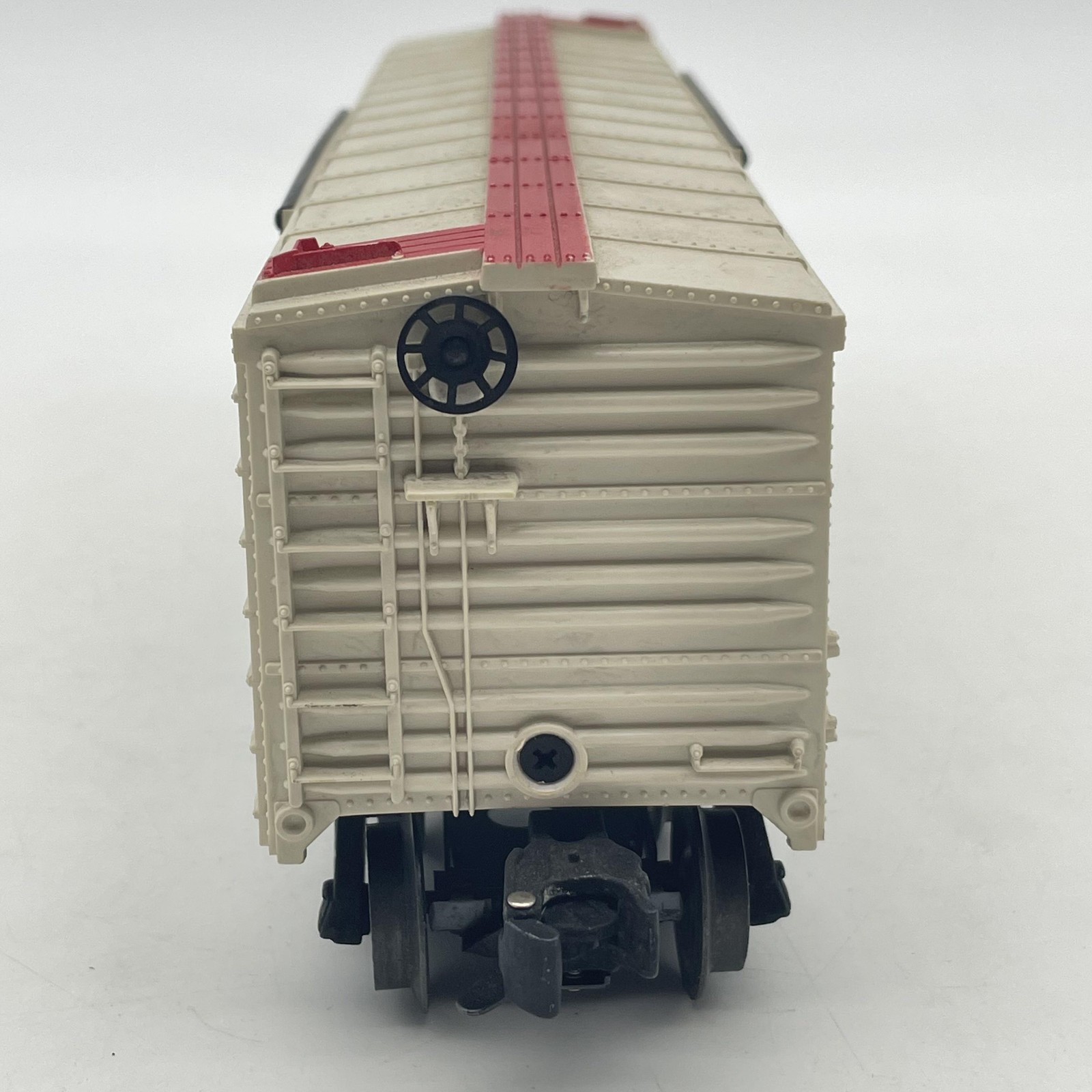 Vintage Lionel O Scale 1:48 6376 Circus Stock Freight Car Three Rail White