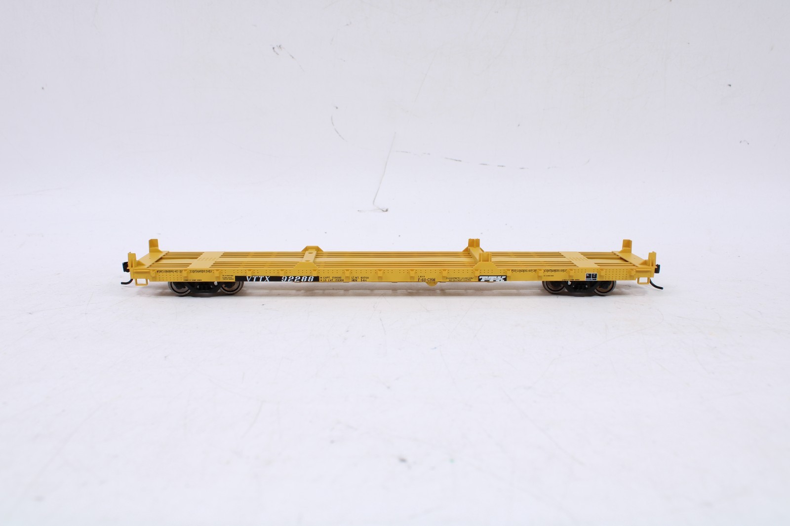 Walthers 910-5334 HO 60′ Pullman-Standard Flatcar Trailer Train VTTX #92288