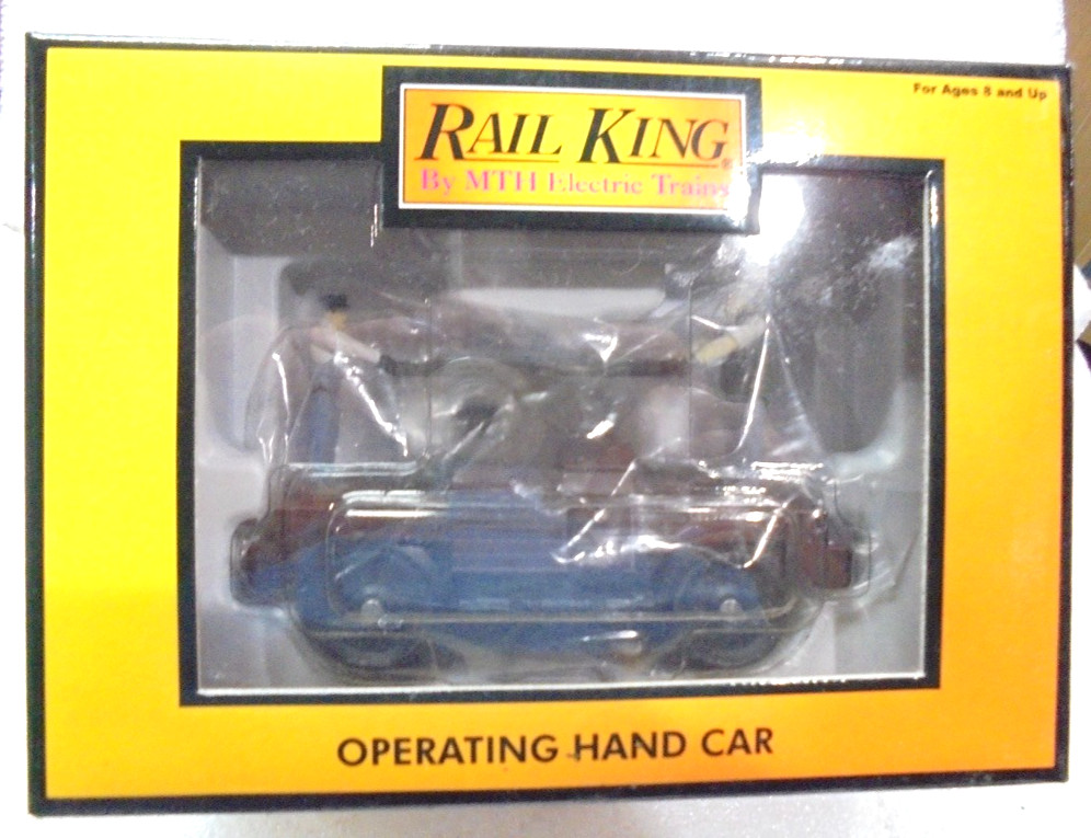 Rail King 30-2509 Tuscan Operating Hand Car NIB