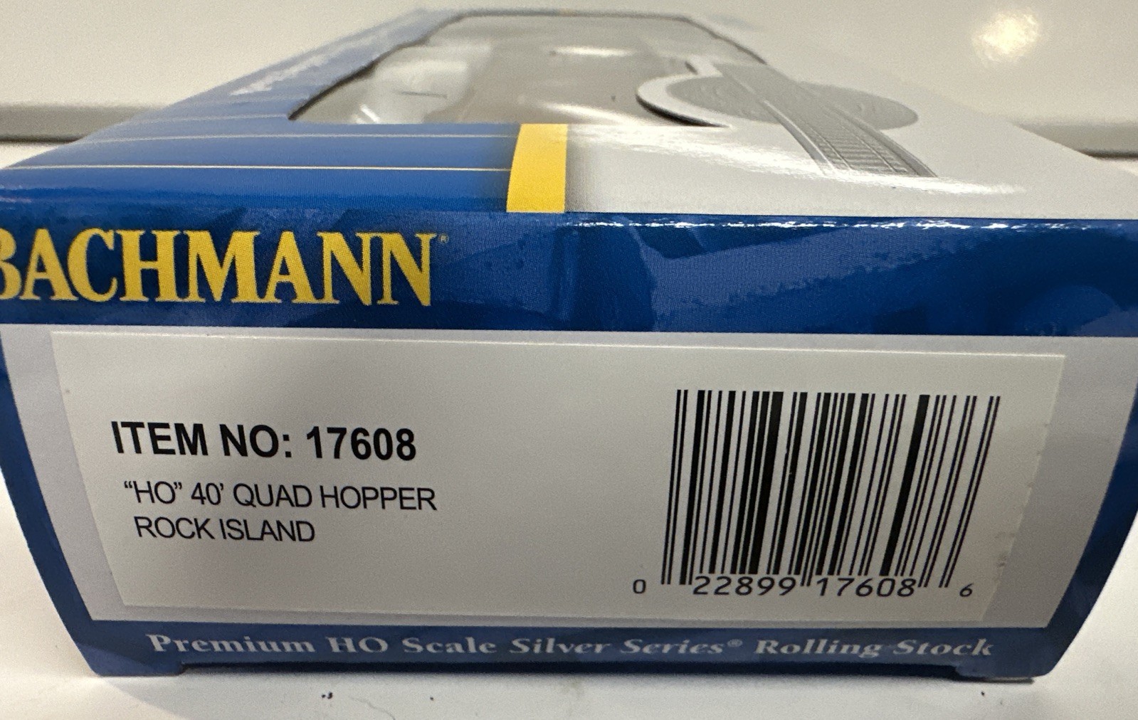 Bachmann HO Scale RTR Rock Island 40′ Quad Hopper Car With Coal Load #10468