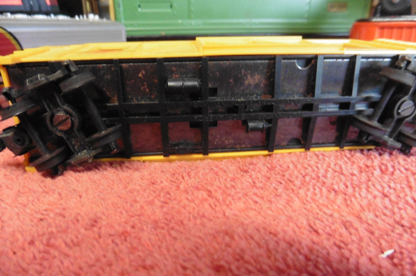 1950’s LIONEL 0873 Operating RODEO HORSE TRANSPORT Car HO Gauge WORKS