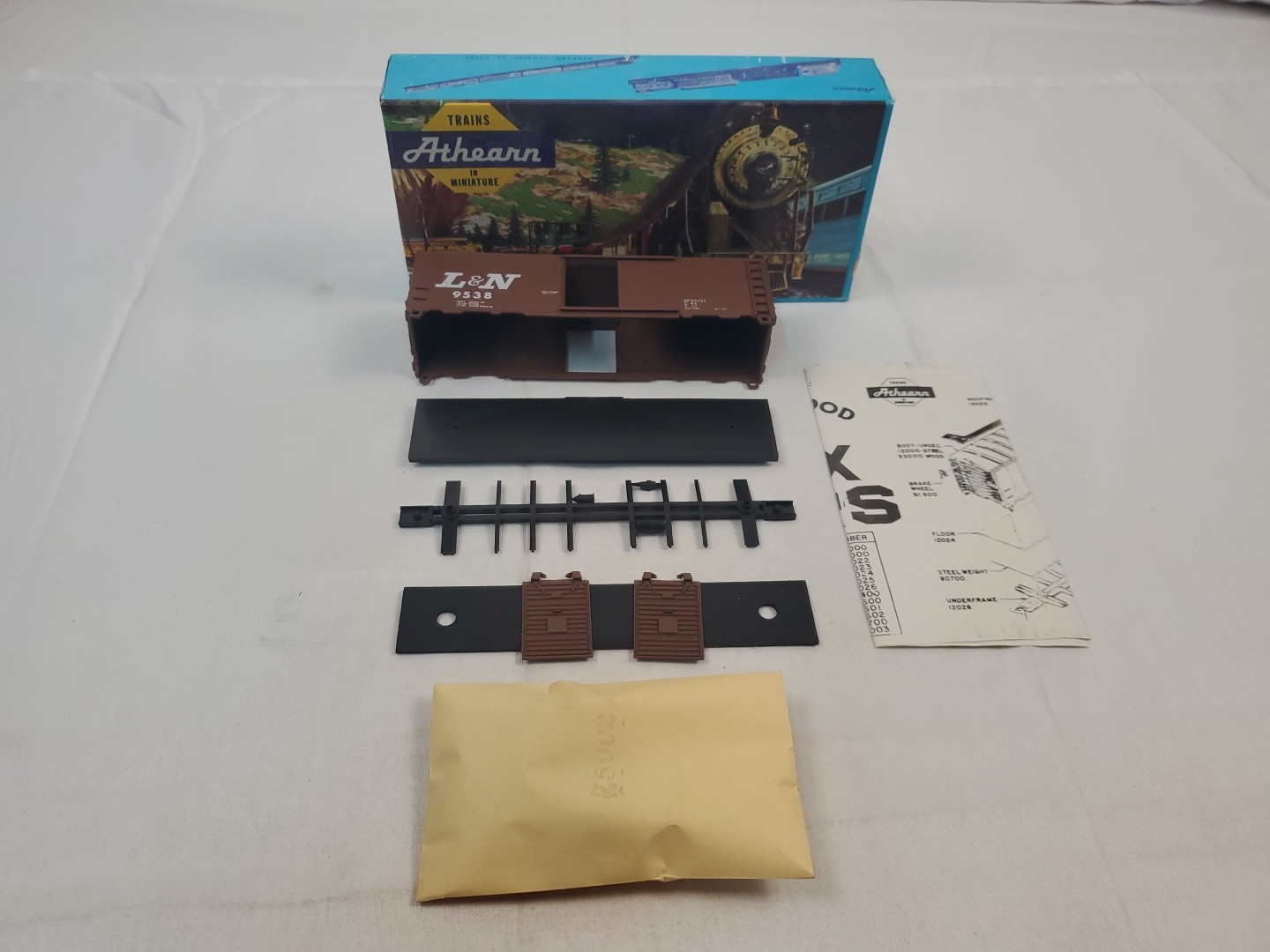 Ho Scale Athearn Louisville & Nashville 40′ Box Car L&N 9538 Blue Box