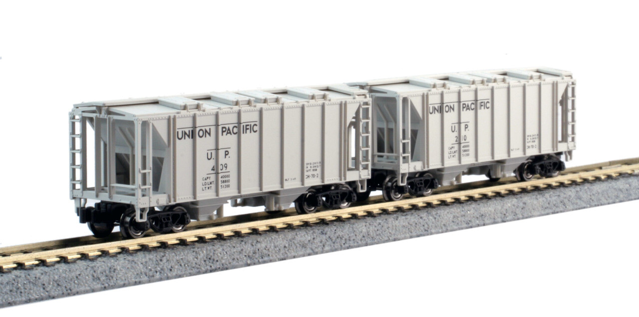 NEW Kato 1064700 2-Bay Covered Hoppers ACF 8-Car Set N Scale FREE US SHIP