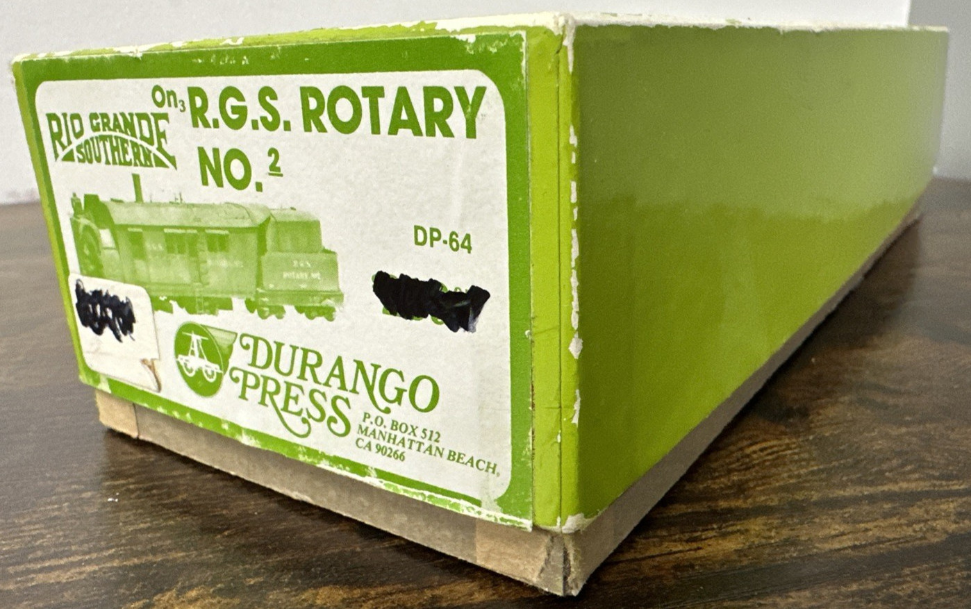 Durango Press On3 Kit DP-64 Rio Grande Southern Rotary #02 w/Tender 1:48 NOS!