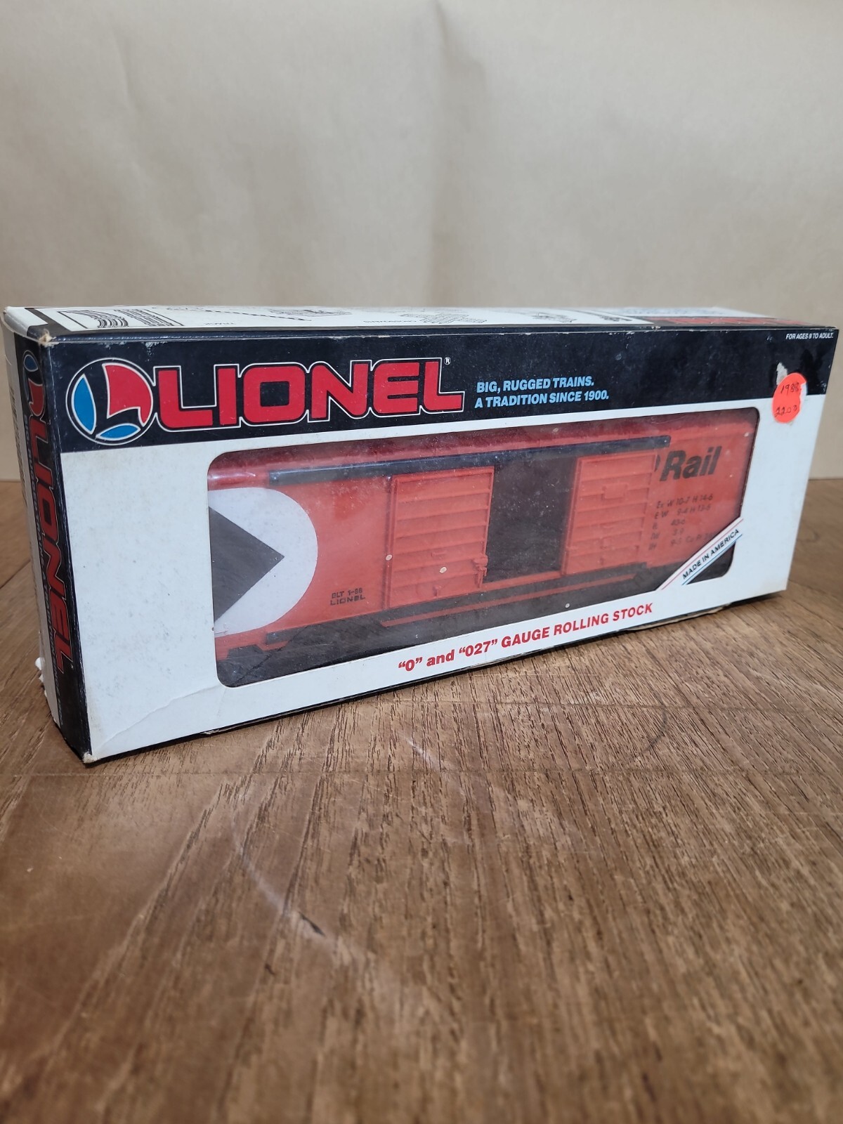 Lionel C.P. Rail Double Door Boxcar