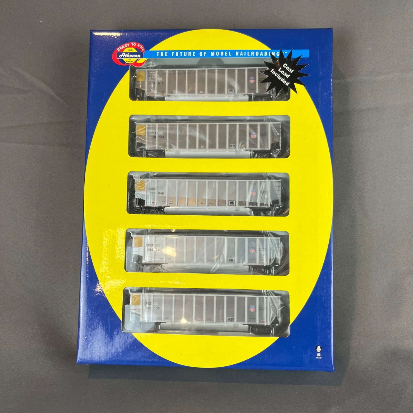 Athearn ATH97471 HO Scale Union Pacific BethGon Coalporter (5 Pack) 2013 New