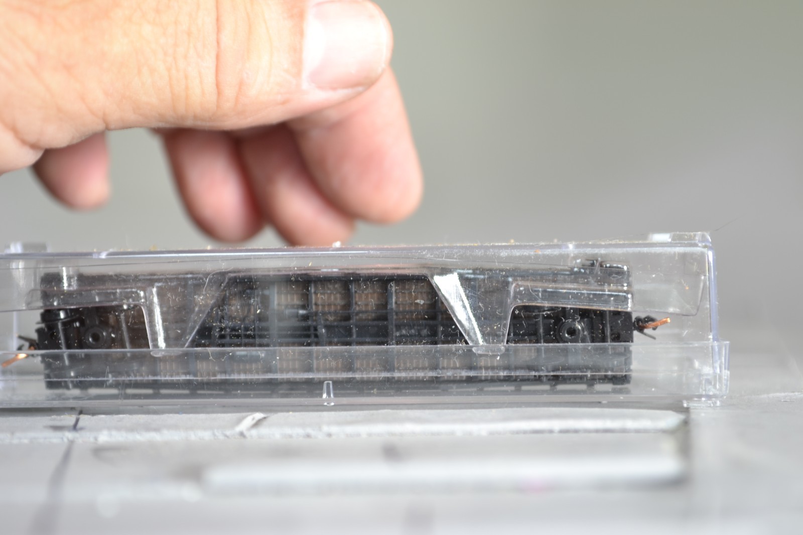 14048 N SCALE MICRO TRAINS FLAT CAR C&O CHESSEPEAKE AND OHIO