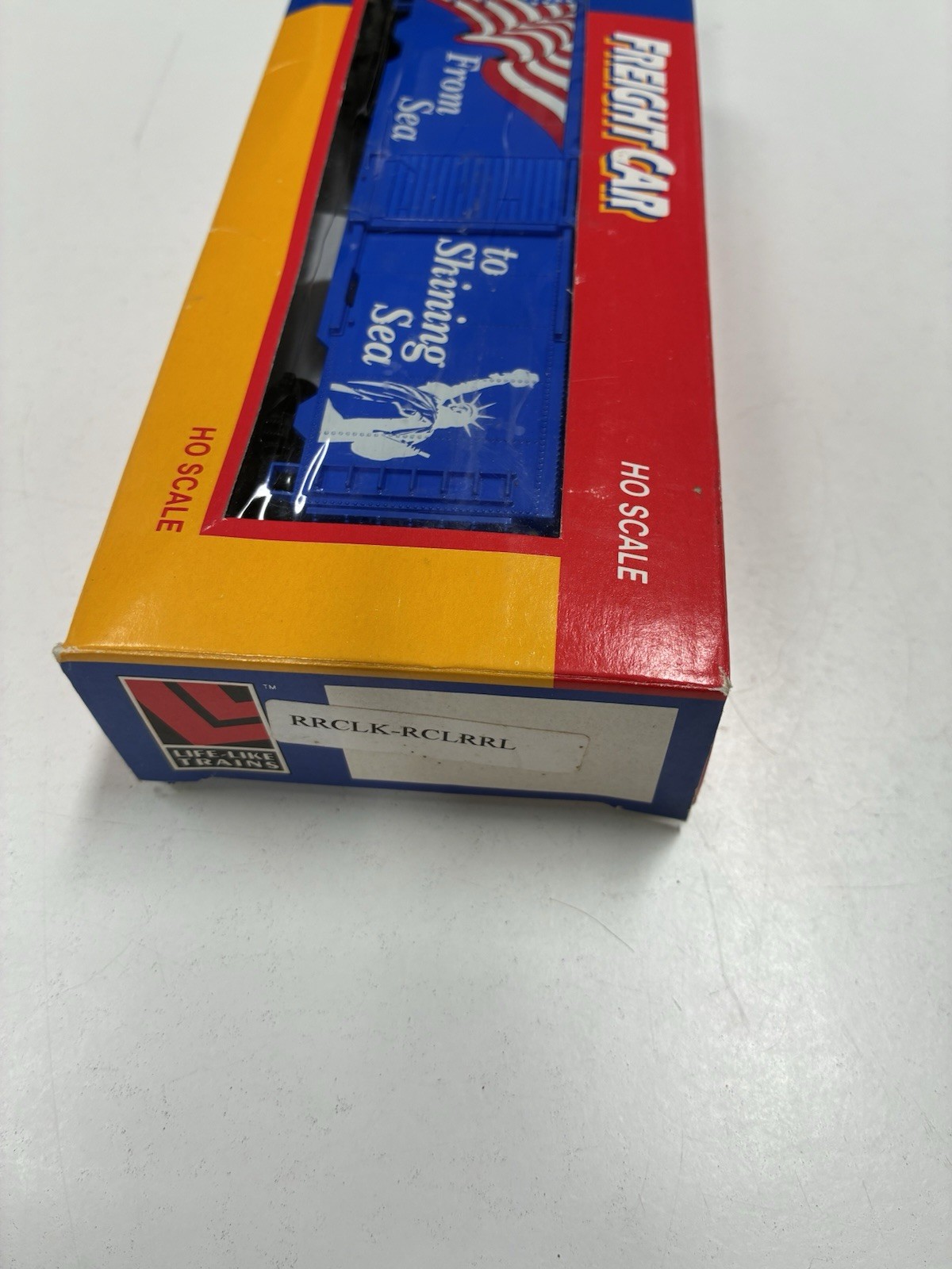 Life-Like HO 8539 From Sea to Shining Sea Lady Liberty Flag Box Car Patriotic
