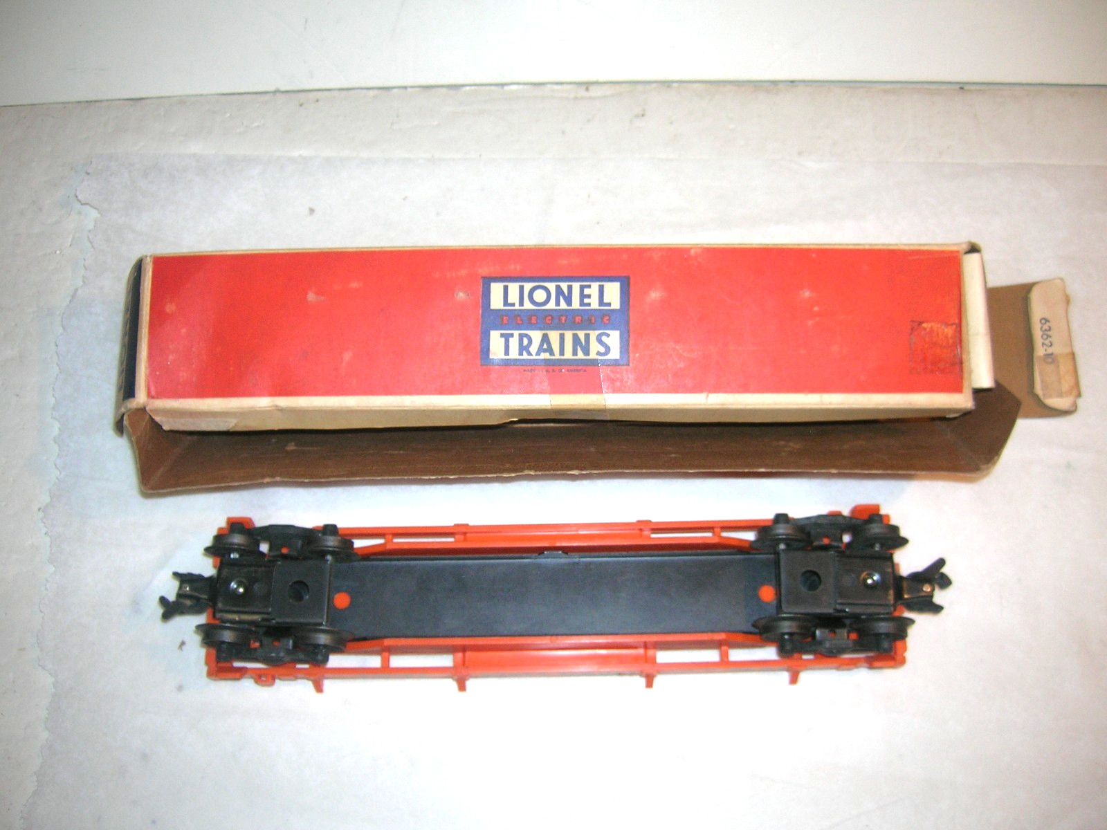 Vintage Lionel Postwar 6362 O Gauge Rail Truck Car #636255 with Box !