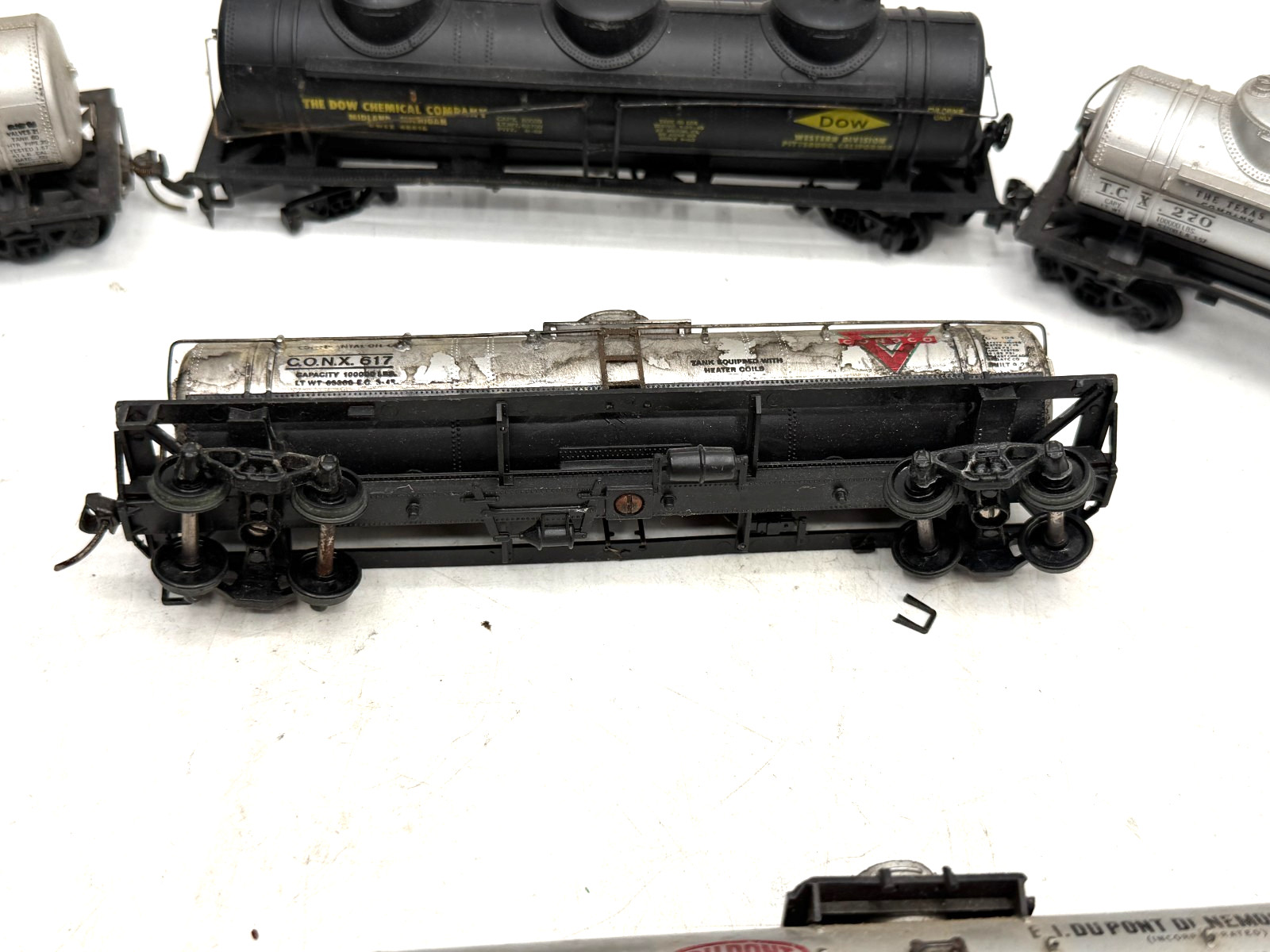 Tyco AHM Lionel HO Model Train SHELL, SINCLAIR Oil Tanker Single Dome Cars LOT