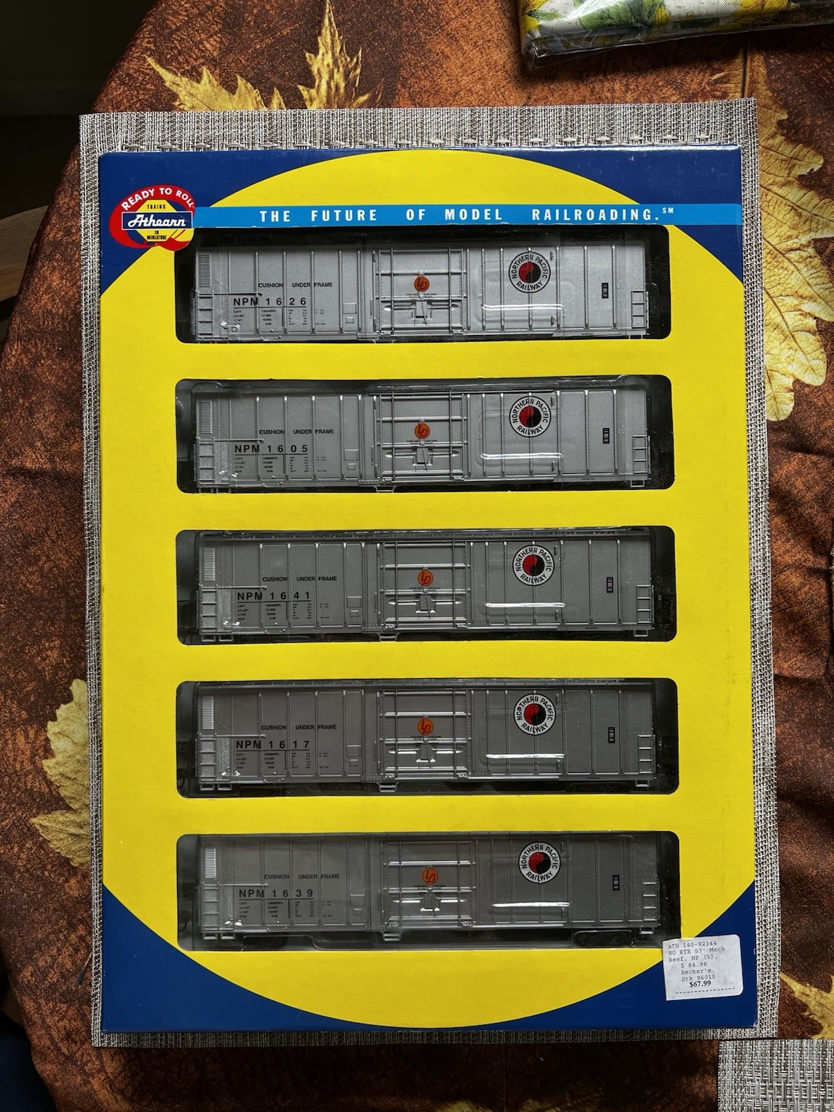 Set of 5 Athearn Northern Pacific reefers assembled FREE SHIPPING