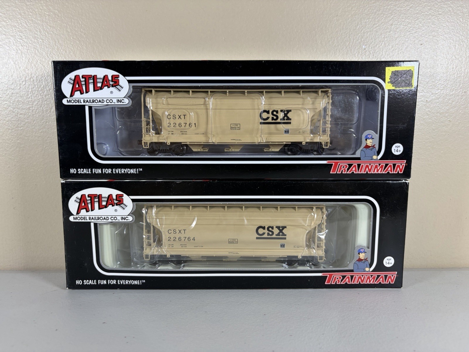 HO Atlas CSX ACF 3560 Covered Hoppers Brand New