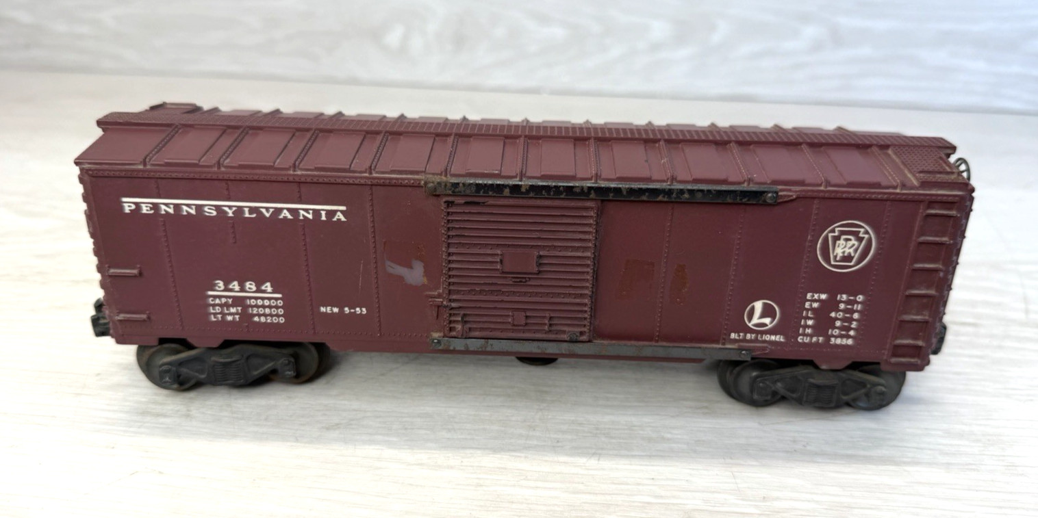 1953 Lionel Post War 3484 Pennsylvania Operating Box Car