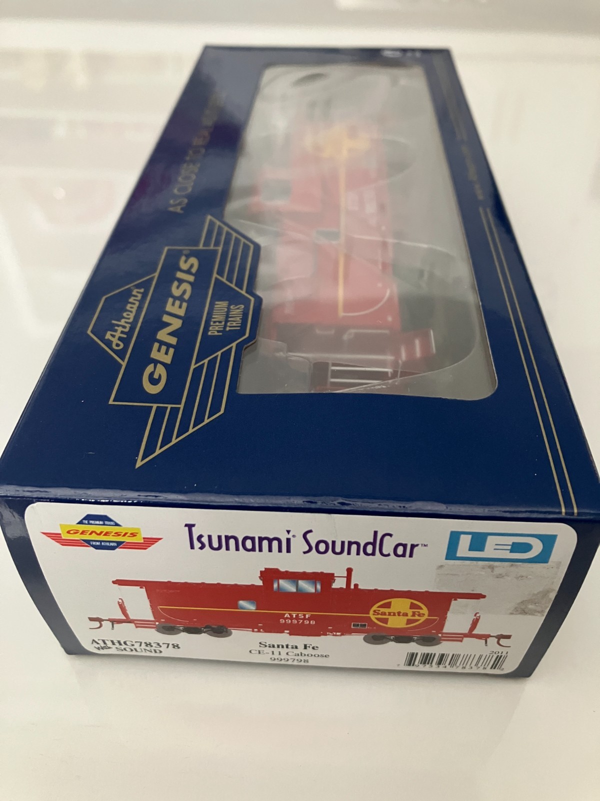 ATHG78378 Athearn Genesis Santa Fe Wide Vision Caboose #999798 w/Tsunami Sound