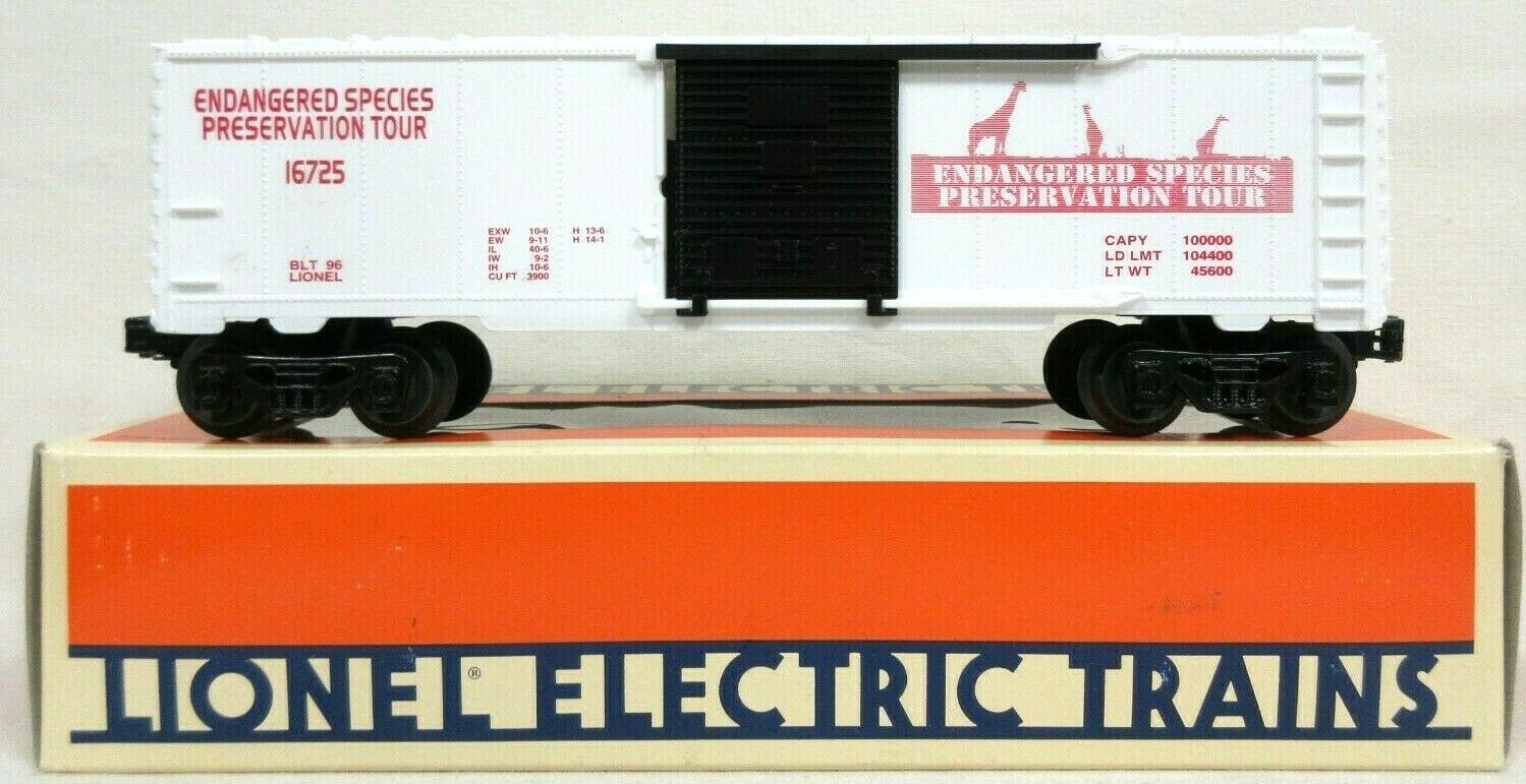 Lionel 6-16725 Endangered Species Preservation Rhino Transport Train Car (B2)