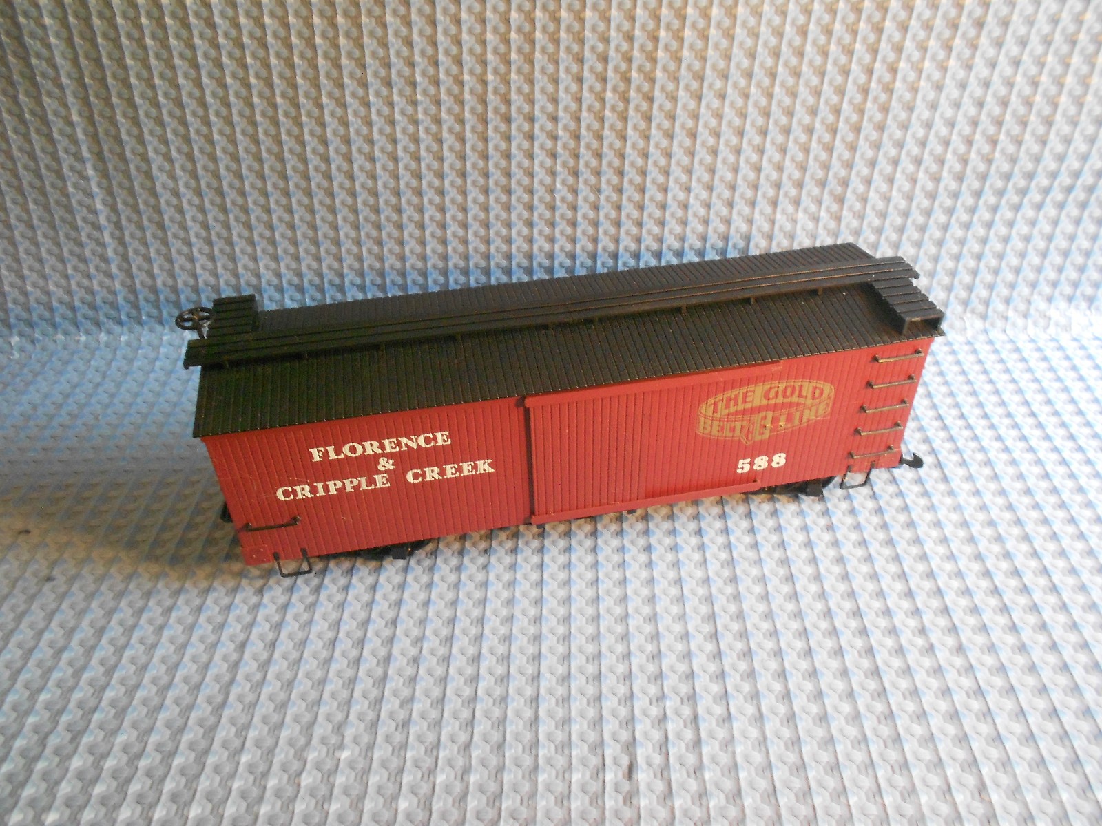 BACHMANN FLORENCE & CRIPPLE CREEK THE GOLD BELT LINE #588 G Scale Box Car #588