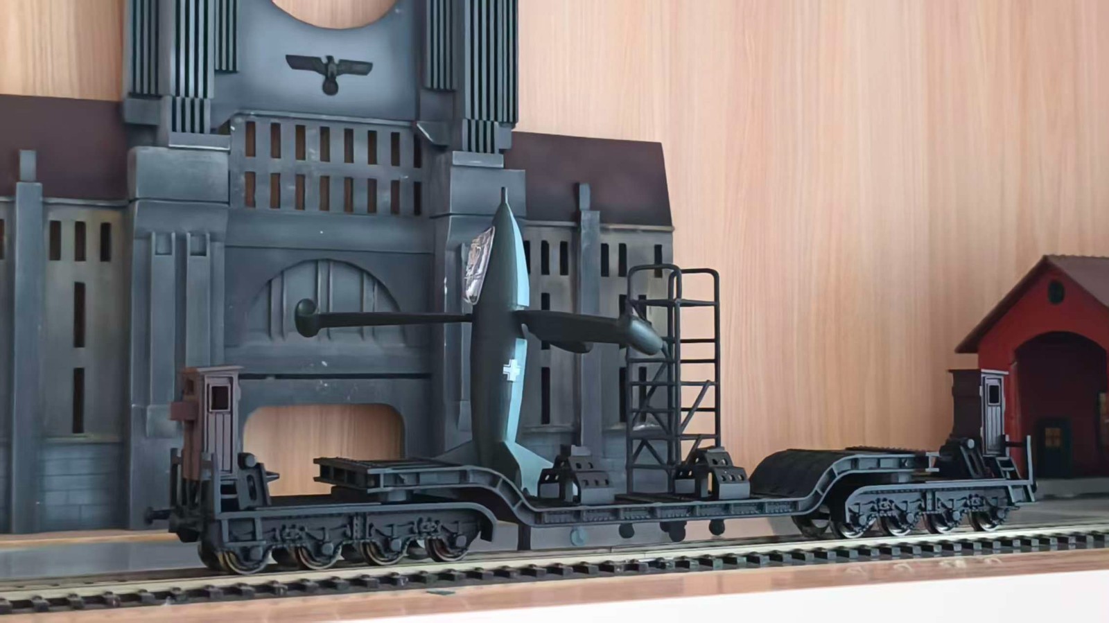 Using metal wheels V2 missile Ho DC DRG Railway transport vehicle
