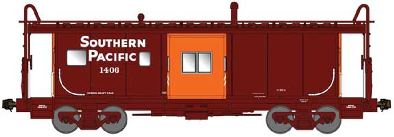 Bluford Shops N International Car Company Half-Bay Window Caboose Phase 4 SP1583