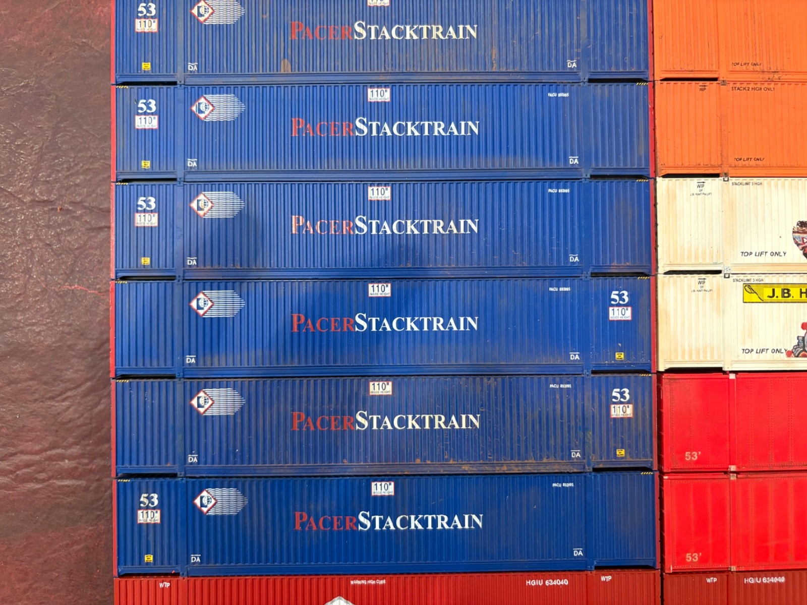 HO Scale 53′ Weathered Container See Variations