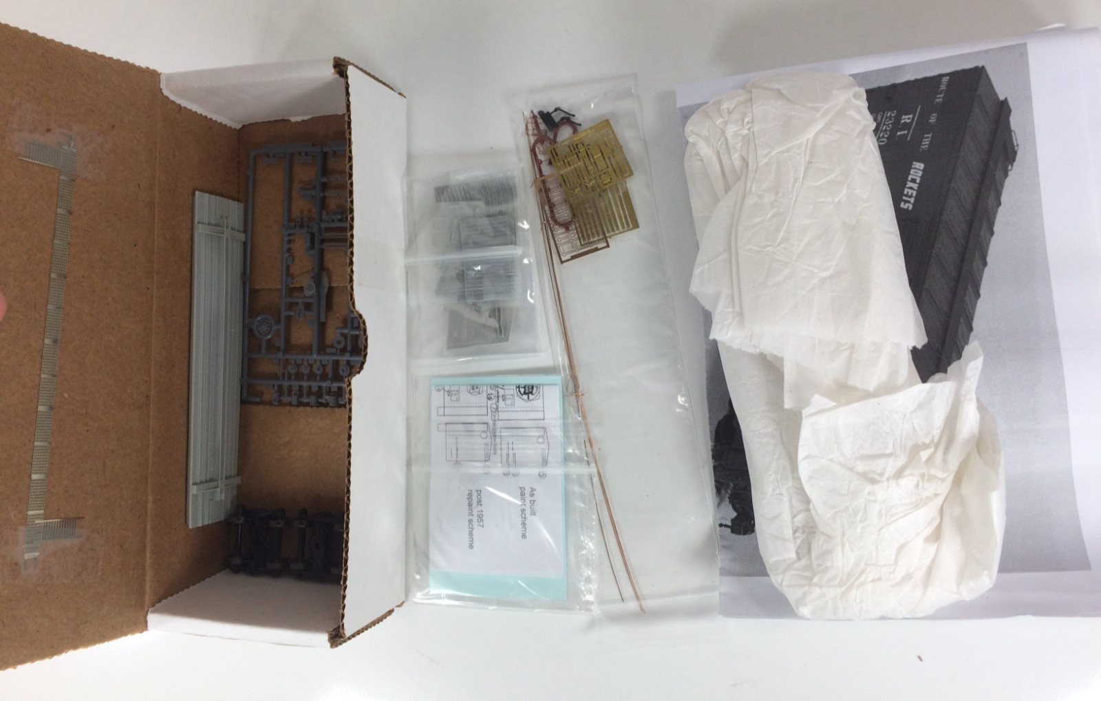 Yarmouth Model Works HO Kit #122 Rock Island Postwar AC&F 40′ Boxcar Model Kit