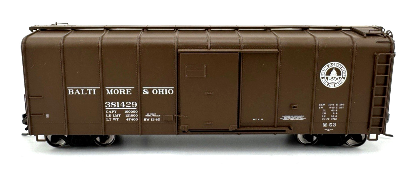 Fox Valley Models 30305 HO Scale B&O Wagontop Flat Door Box Car Road #381429