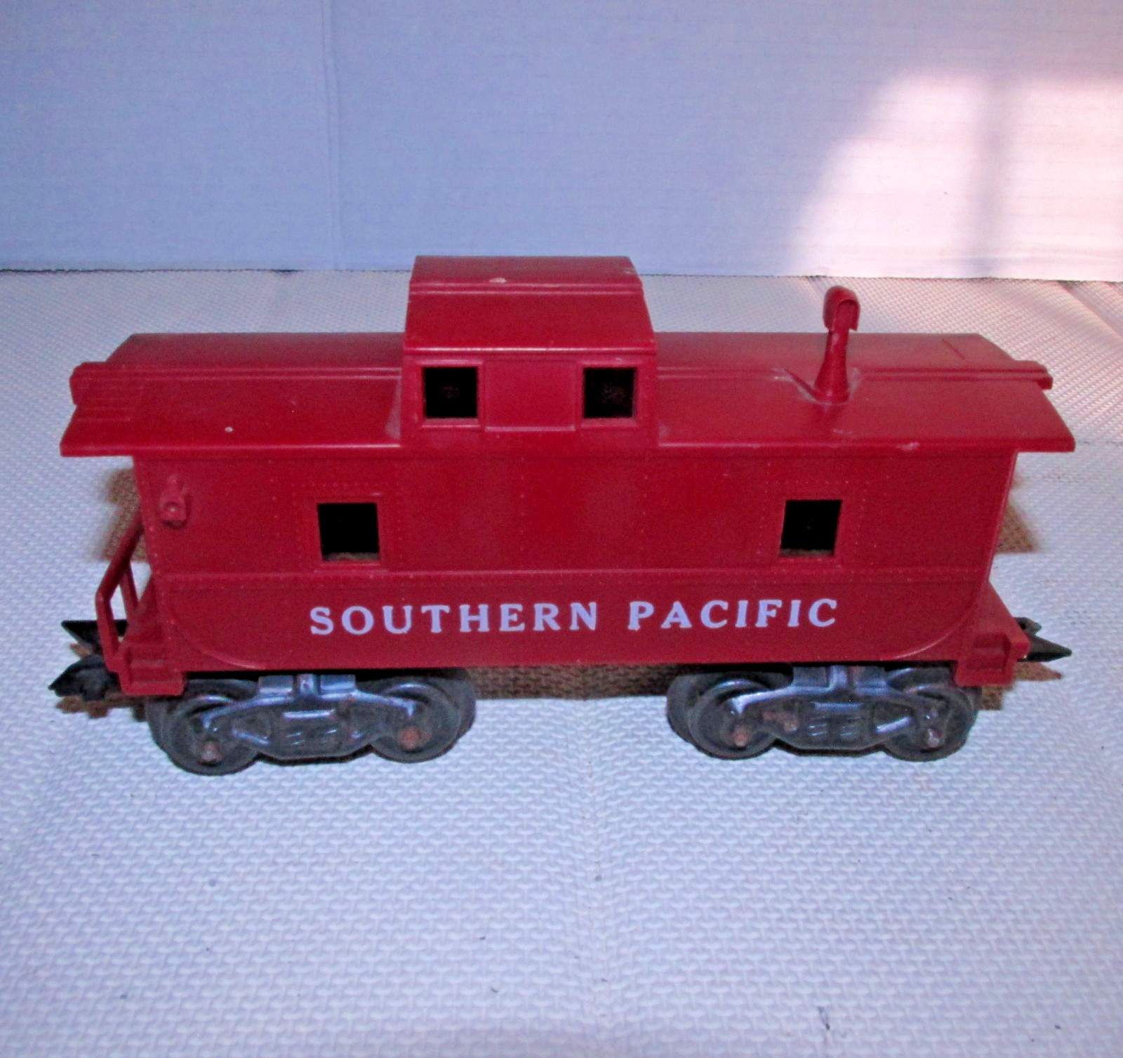 O Marx Southern Pacific Tuscan Brown Plastic Caboose 8 wheel VG USA Pre-Owned