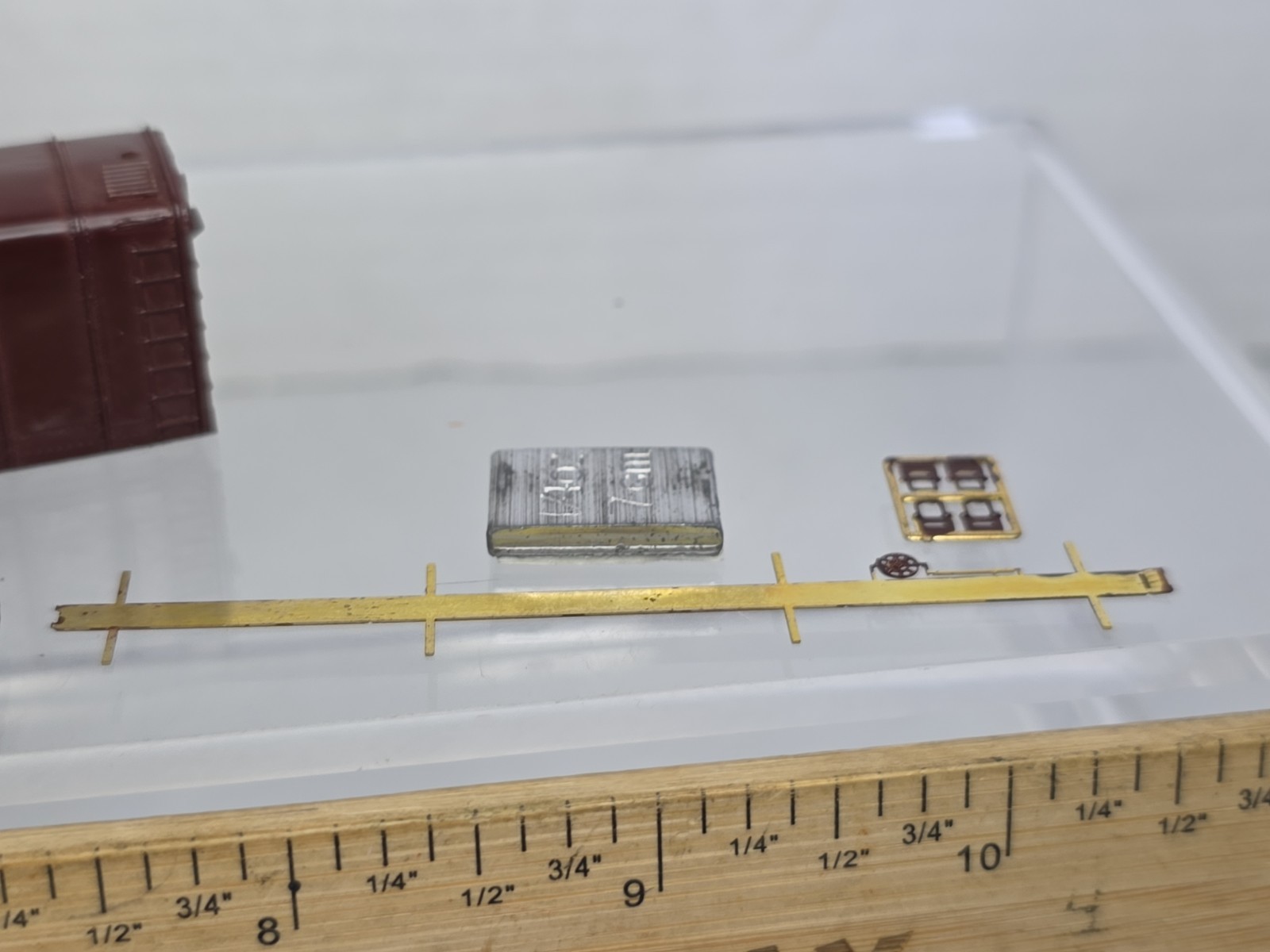 Started Fine N Scale Products FNR-2011 B&O Big Letter Wagontop Boxcar Resin Kit