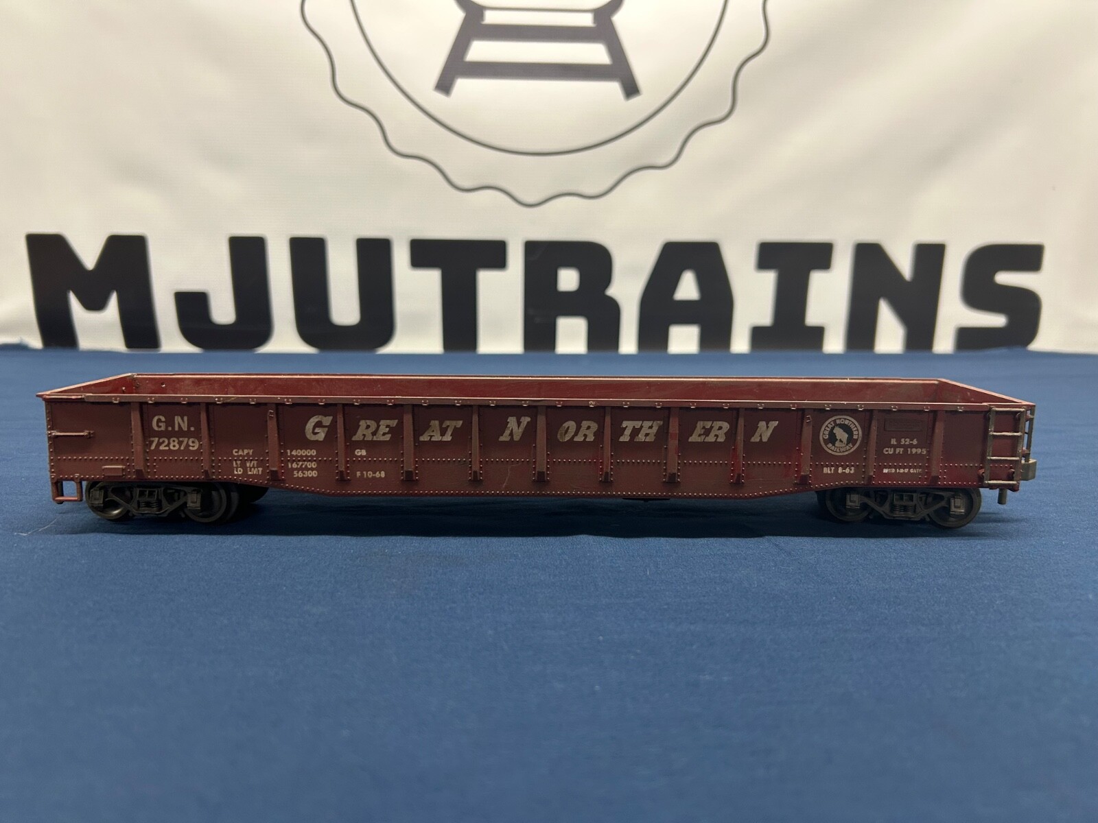 Atlas O Weathered Great Northern #72879 50’ Gondola Car 3-Rail NO BOX