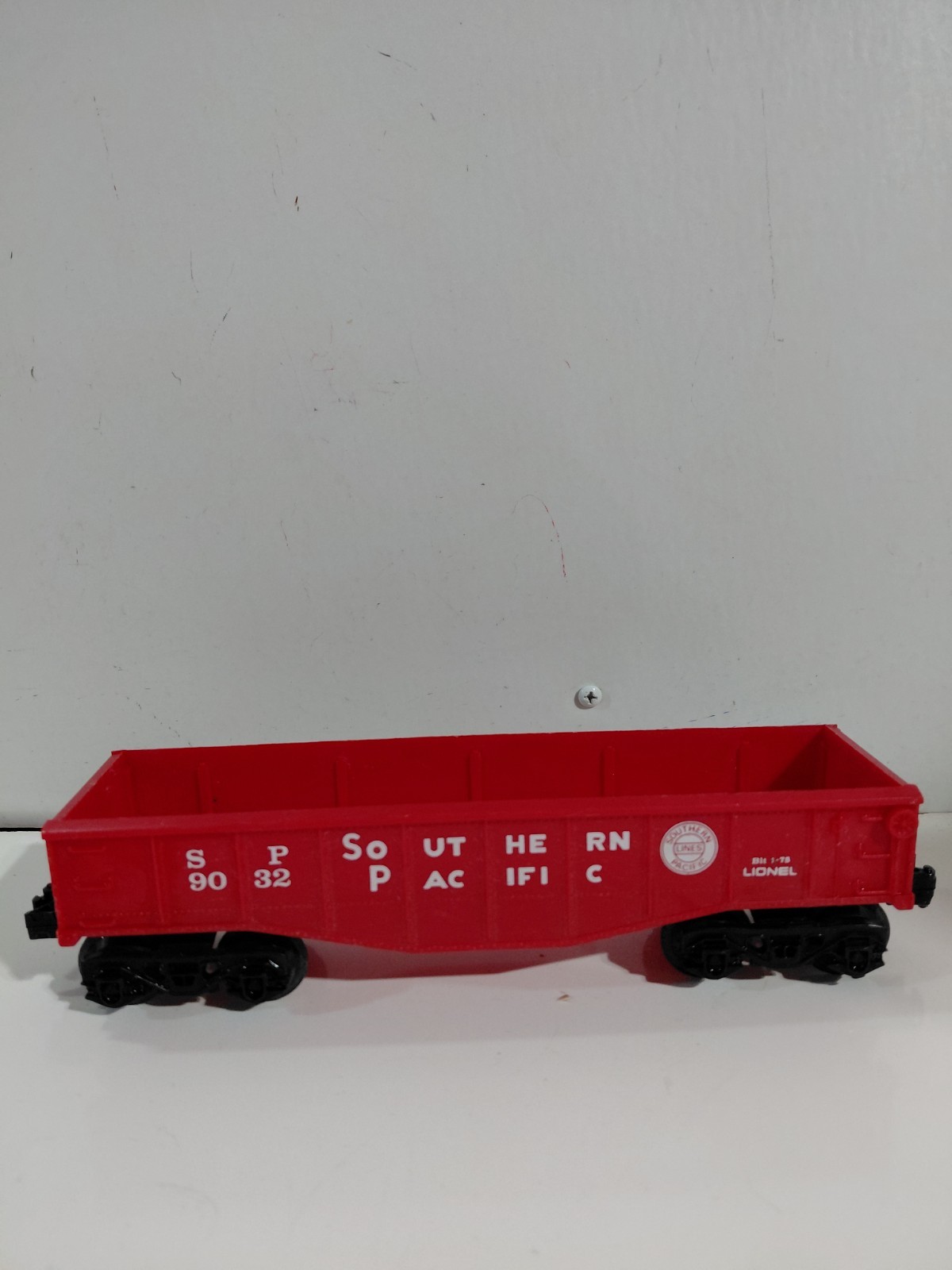 Lionel 6-9032 Train O Gauge Model Railroad MPC Southern Pacific Gondola Car