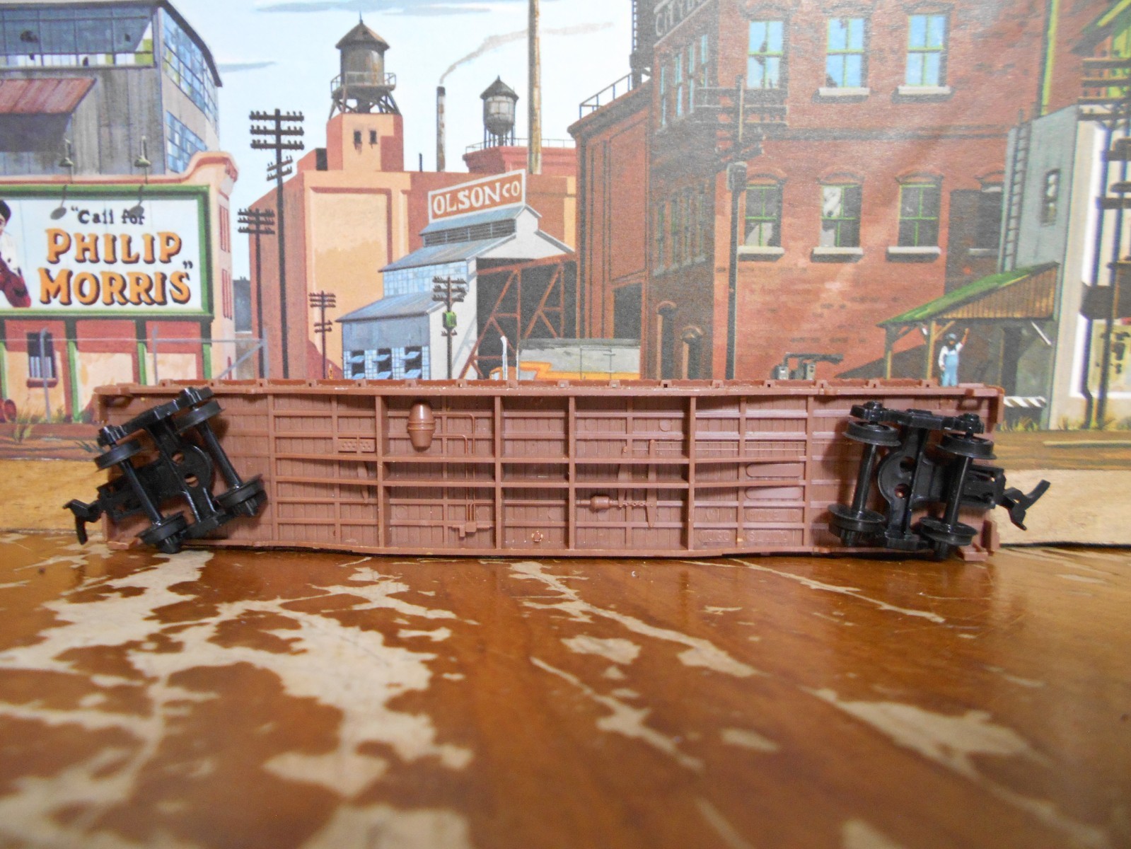HO Scale Trains Model Power Burlington Northern 50′ Flat Car #6812