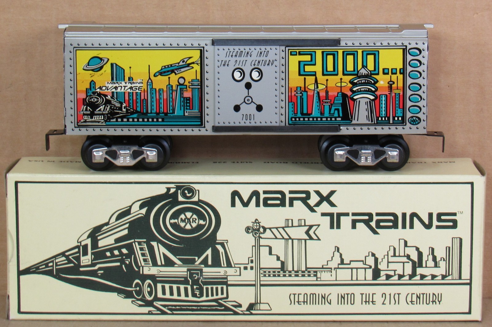 New/Modern Marx 7001 2000 Advantage Member Boxcar O-Gauge NOS