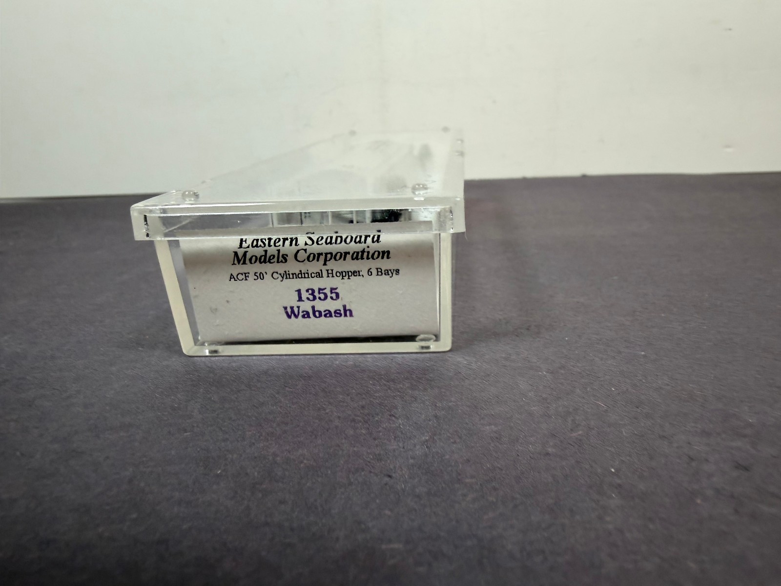 Eastern Seaboard Models N Scale Train 1355 Cylindrical Hopper WABASH WAB 33049