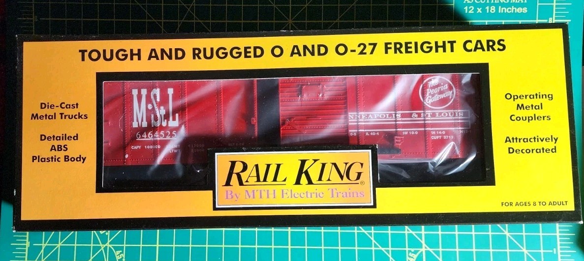 Rail King Die-Cast Metal Cars Detailed ABS Plastic Body 30-74169 NIB. M101