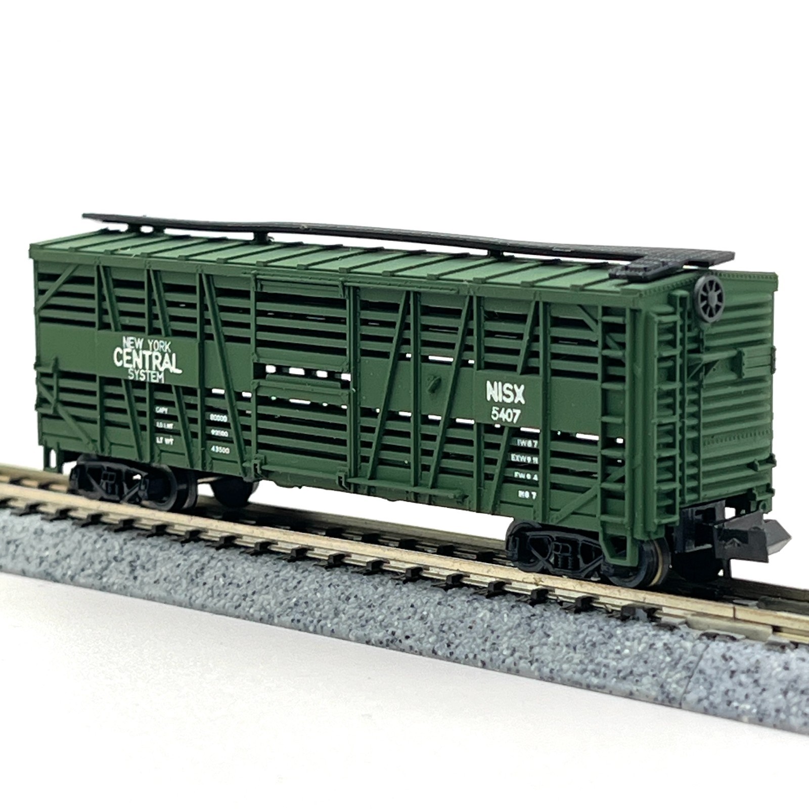 Atlas N Scale 2252 New York Central Despatch Stock Cattle Car NISX 5407