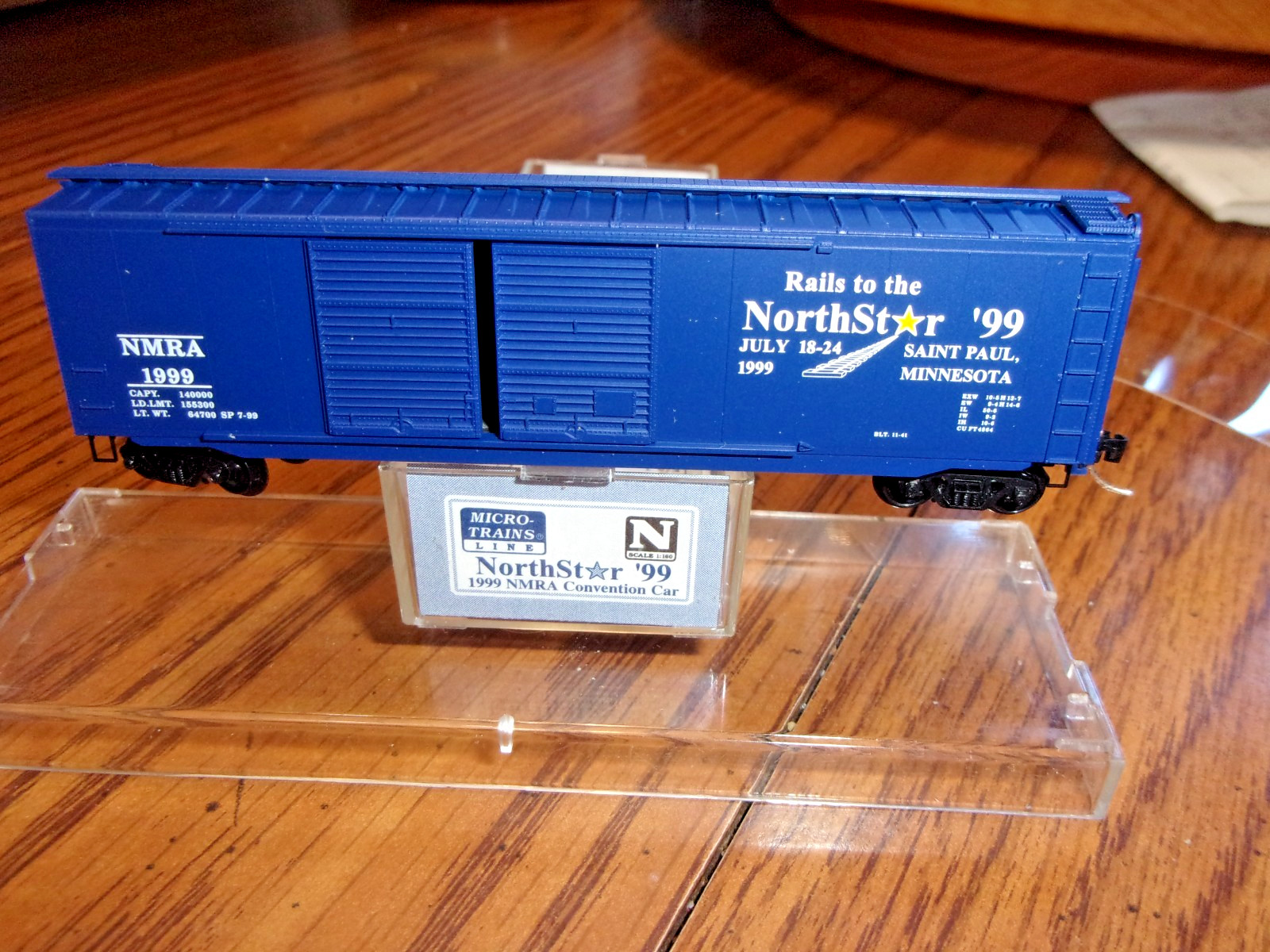 Micro-trains a “Special Run” N-scale 1999 NMRA Convention Car #1999