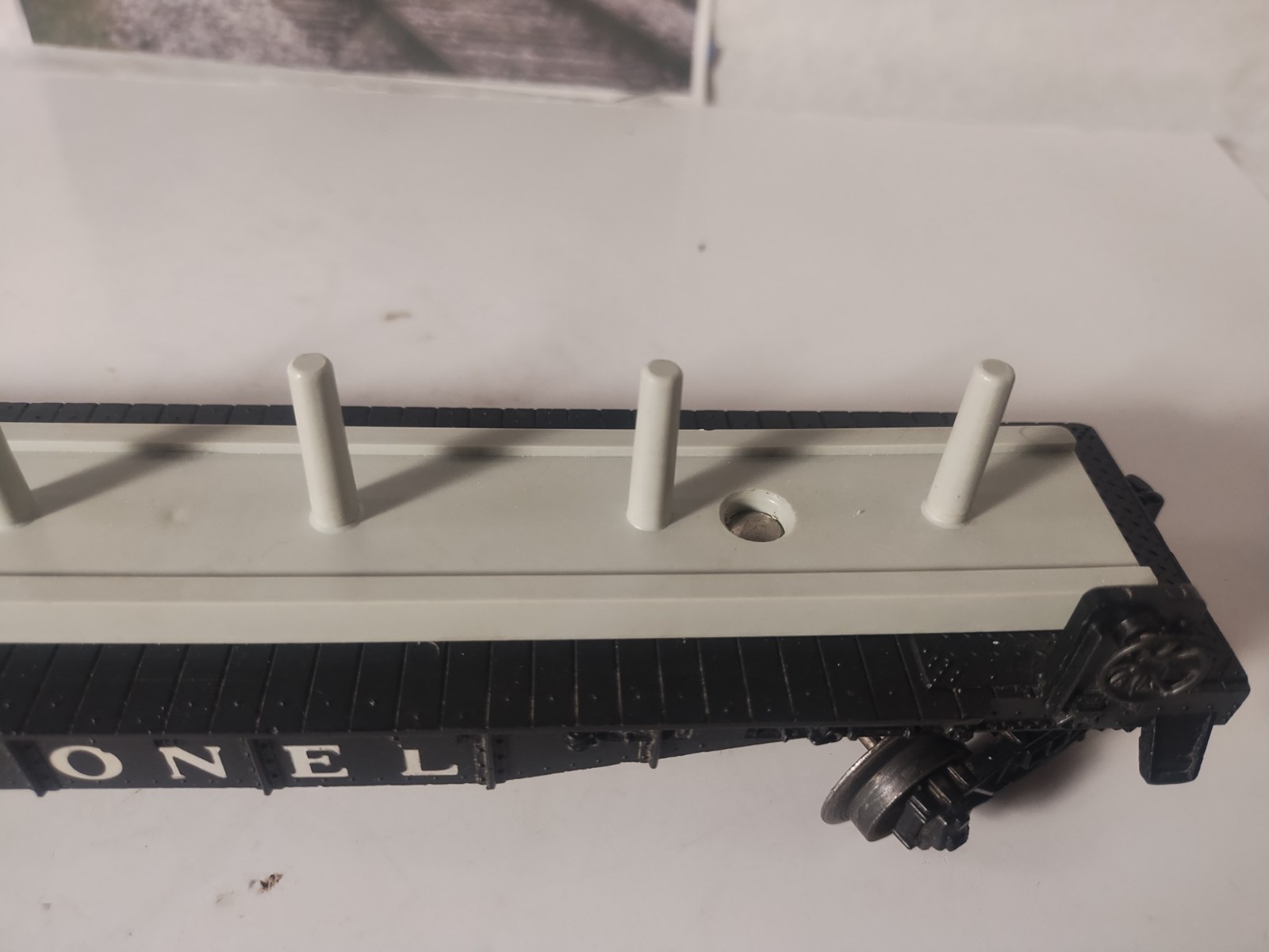 Lionel Postwar # 6844 Missile Carrying Car w/ 6 Missles