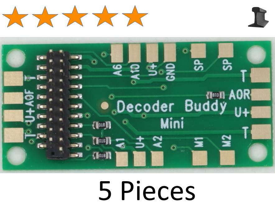 NixTrainz ~ Decoder Buddy Mini ~ 0 Ohm With 2.2K Resistors ~ NTZ3 ~ 5 Pack