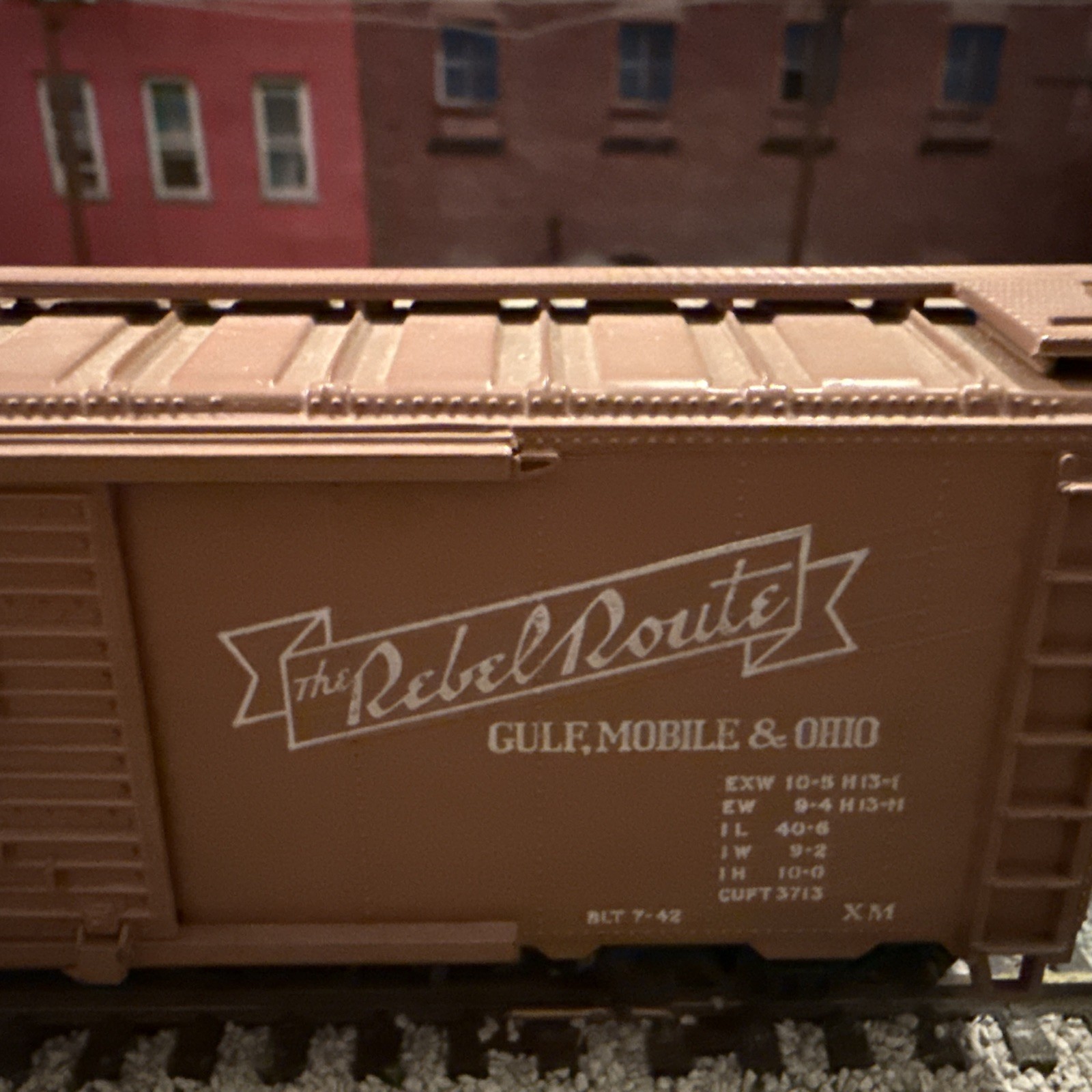 Athearn Ho Scale GM&O 40ft Boxcar The Rebel Route MW/KD #5523