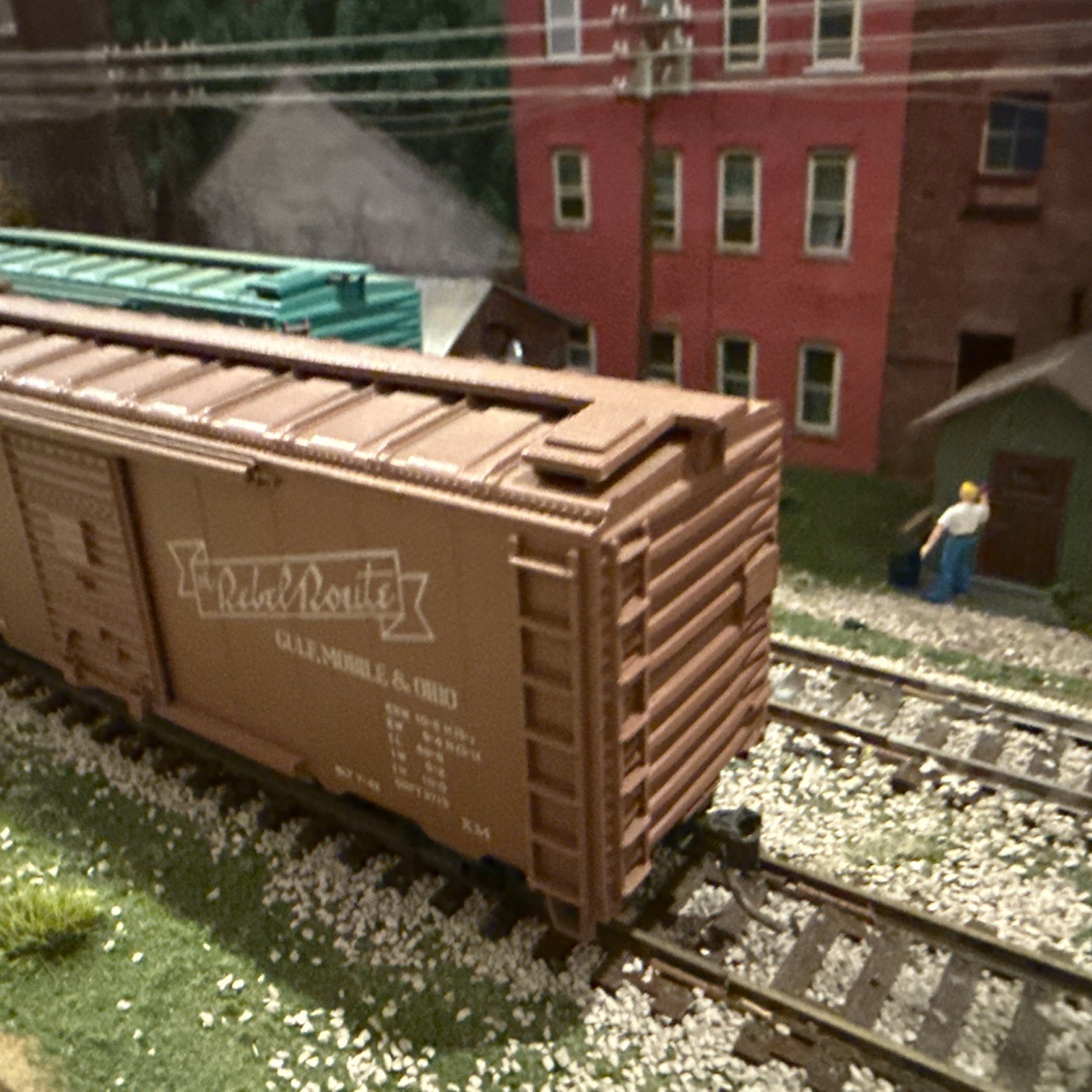 Athearn Ho Scale GM&O 40ft Boxcar The Rebel Route MW/KD #5523