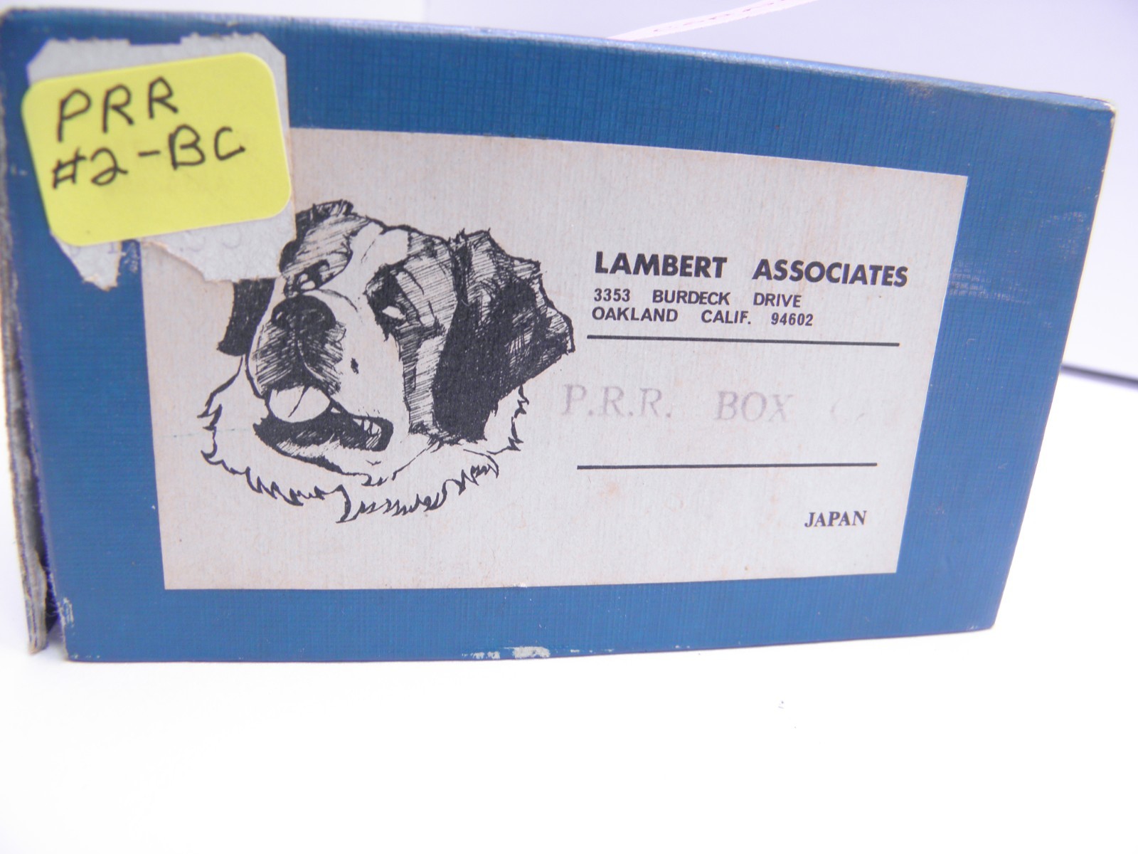 LAMBERT ASSOCIATES PRR BOXCAR UNPAINTED – HO SCALE- BRASS – JAPAN – NOS (LOT # 2