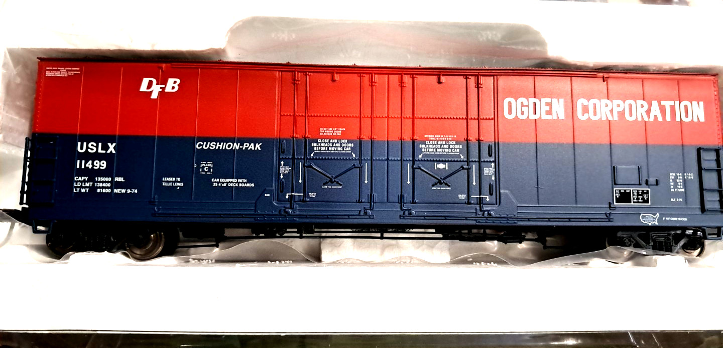 RTR Atlas Evans Double Plug Door Box Car-Ogden Corporation #11499 BUILT-LAYOUT M