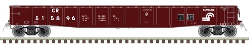 ATLAS (N) 50 006 407 CONRAIL ACF 70 TON 52FT GONDOLA # 516718