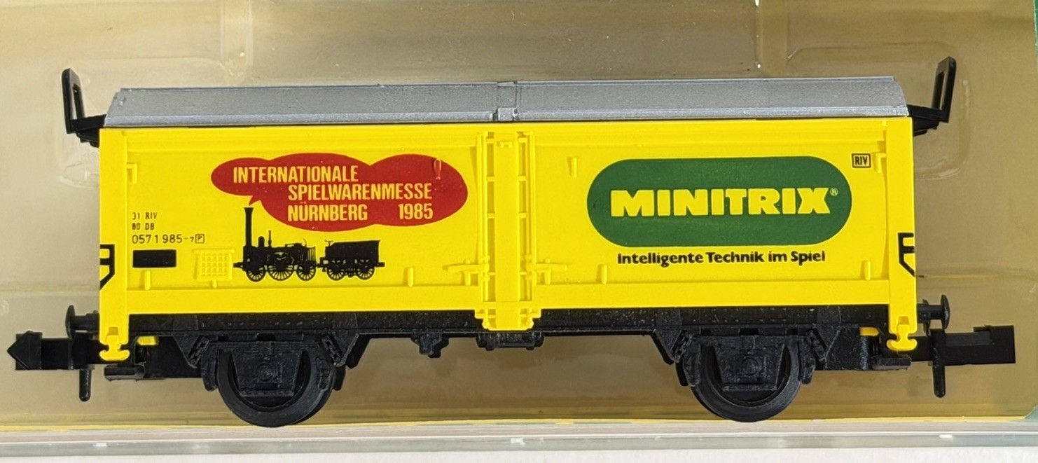 Trix Minitrix N 3530 Closed Goods Wagon Spielwarenmesse Nurnberg 1984