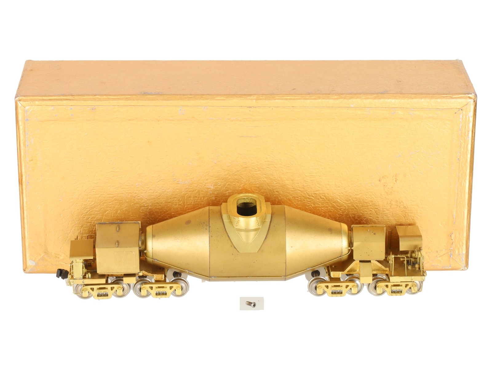 Oriental Limited HO Scale BRASS 200 Ton Hot Metal Car (Unpainted) EX/Box
