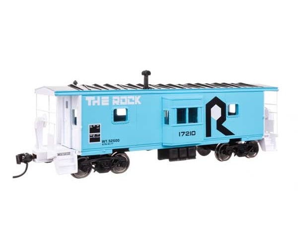 Walthers ~ HO Scale ~ International Bay Window Caboose ~ Rock Island #17210