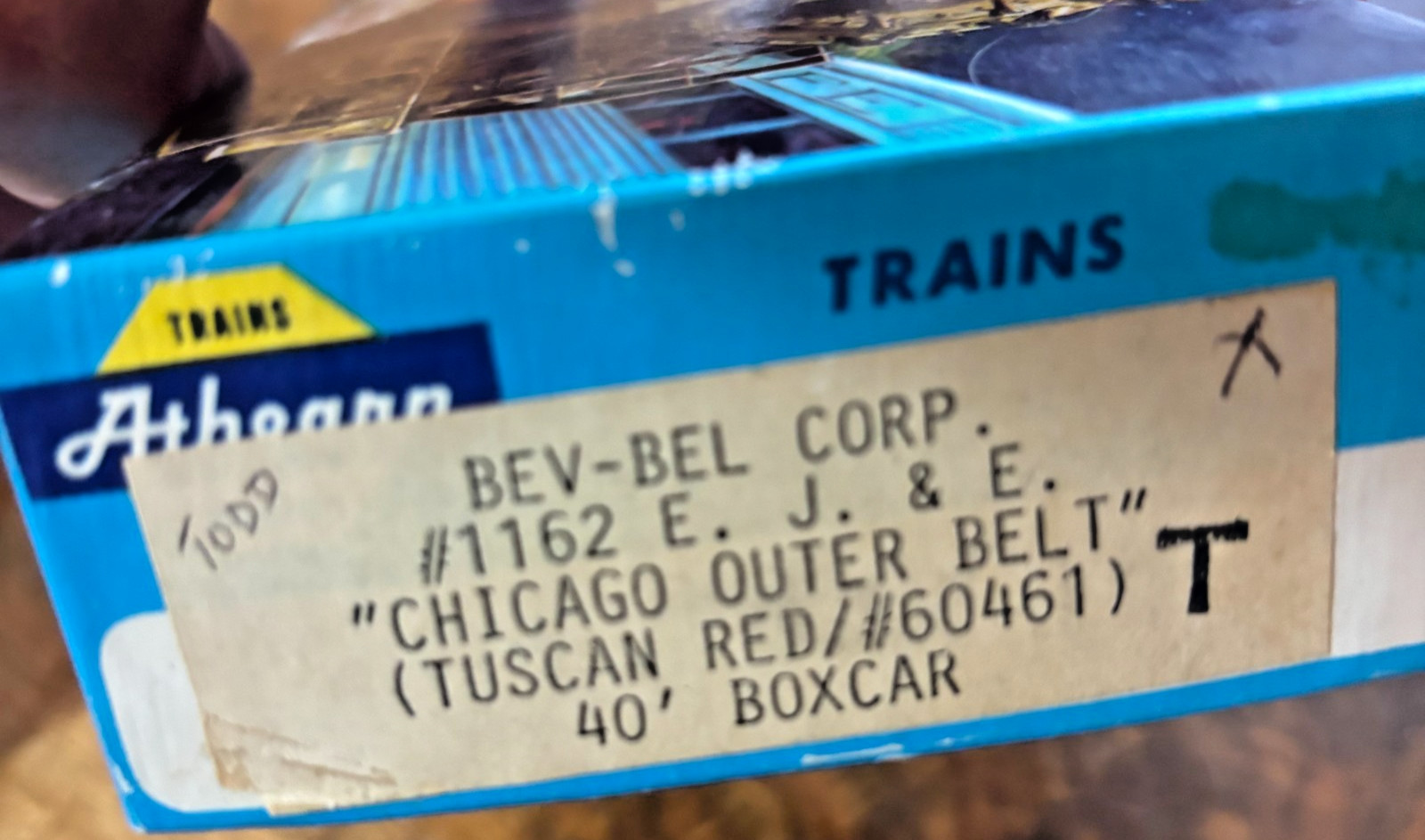 HO Athearn EJ&E 60461 Chicago Outer Belt Line 40′ Boxcar Tuscan Red #60461